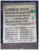 Das Schild ist an der Lemberghtte zu finden