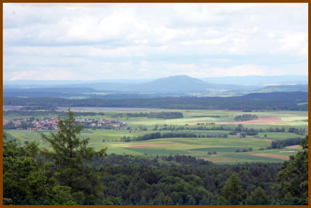 Blick von den Hhen der Hassberge