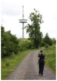 Fernmeldeturm Ebbegebirge voraus