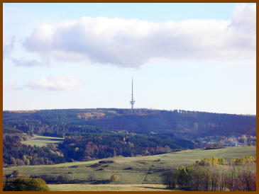 Blick zum Bergrcken Angelburg im Gladenbacher Bergland