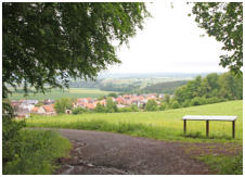 Blick auf Friedrichshausen